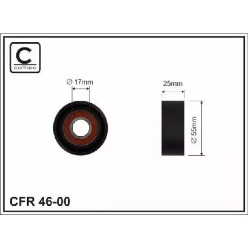 Ролик CAFFARO 4600