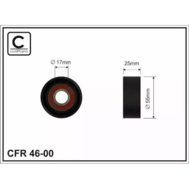 Ролик CAFFARO 4600