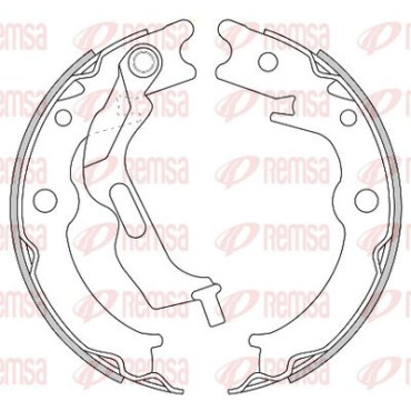 Тормозные колодки барабаны Remsa 462700