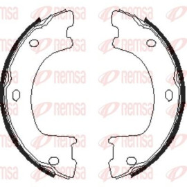 Тормозные колодки барабаны Remsa 467400