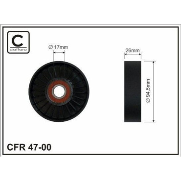 Ролик CAFFARO 4700