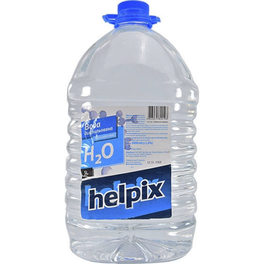 Вода дистильована 5 л Helpix 4823075800193