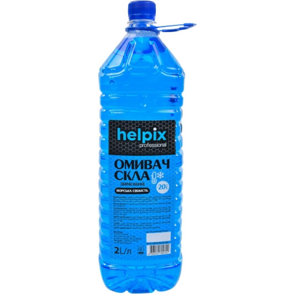 рідина склоомивача зимова -20С море, 2л. Helpix 4823075804702
