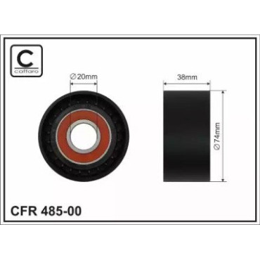 Ролик CAFFARO 48500