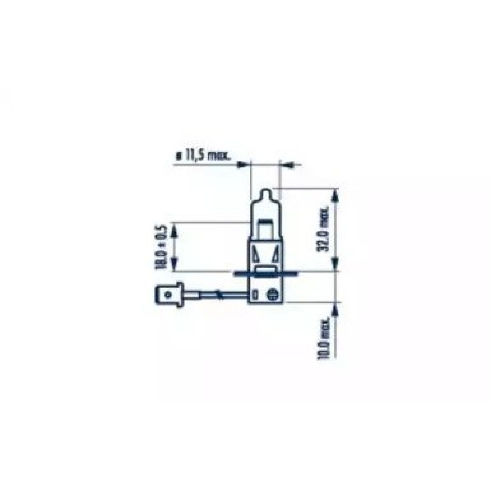 Автолампа H3 24V 70W PK22s Narva 48700