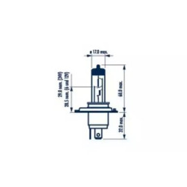 Автолампа H4 12V 60/55W P43t-38 Narva 48889