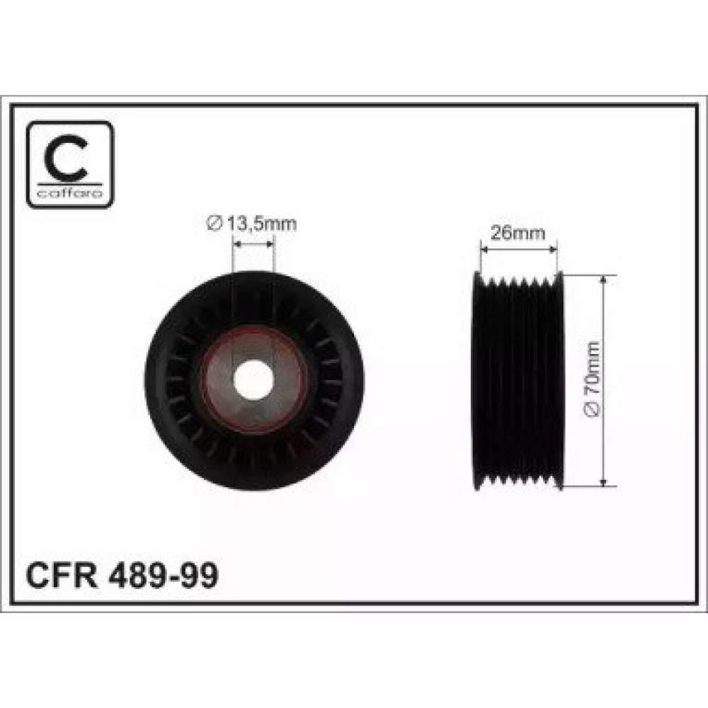 Ролик CAFFARO 48999