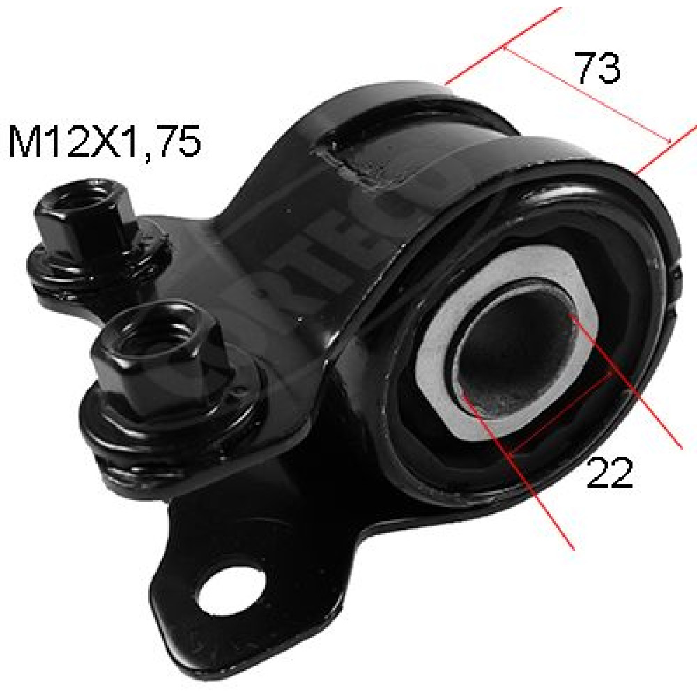 Сайлентблок переднього важеля (позаду) Focus 05-/C-Max 07- CORTECO 49389960