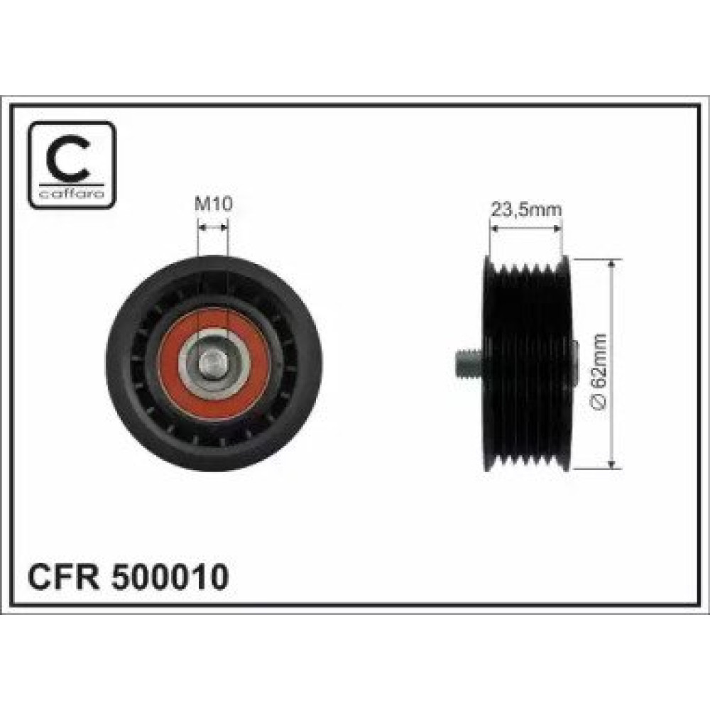 Ролик CAFFARO 500010