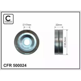 Ролик натяжной без кронштейна. CAFFARO 500024