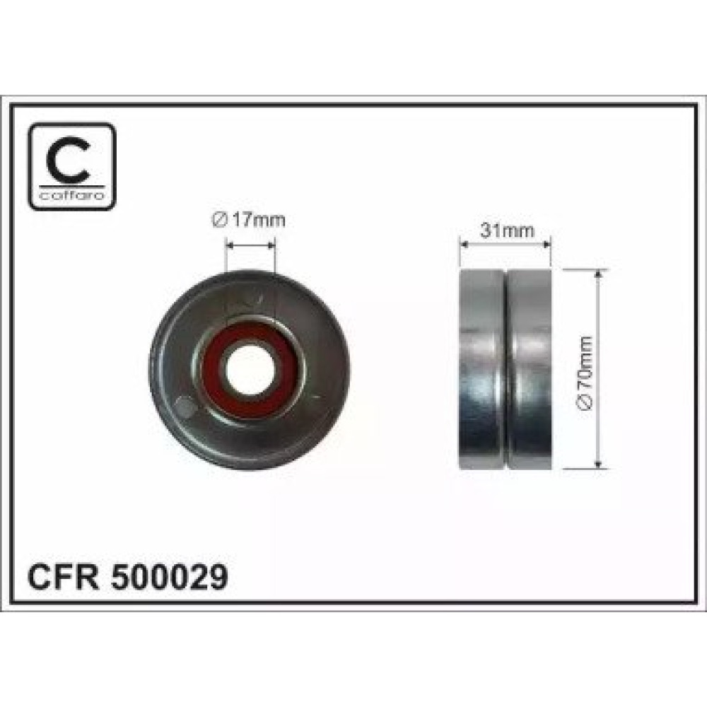 Ролик CAFFARO 500029