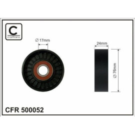 Ролик натяжний CAFFARO 500052