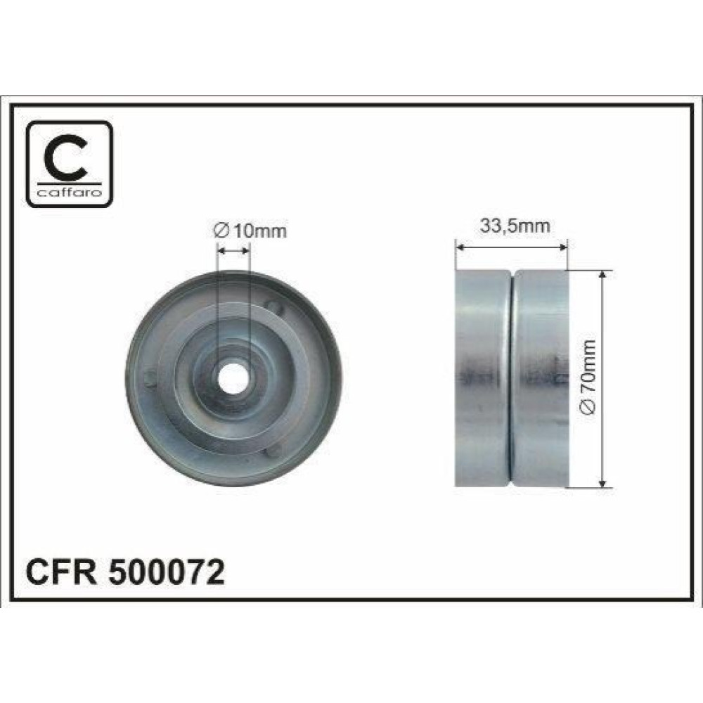 Ролик CAFFARO 500072