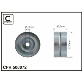 Ролик CAFFARO 500072