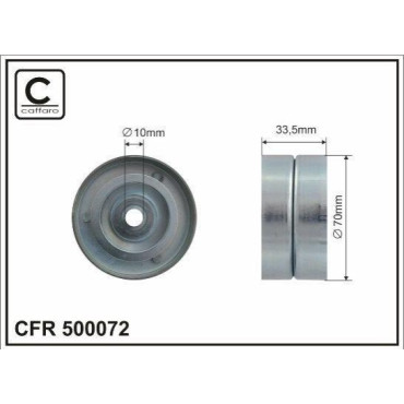Ролик CAFFARO 500072