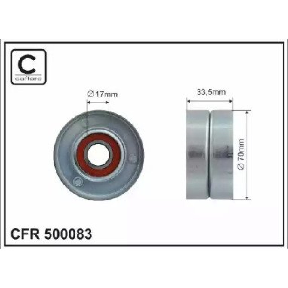 Ролик CAFFARO 500083