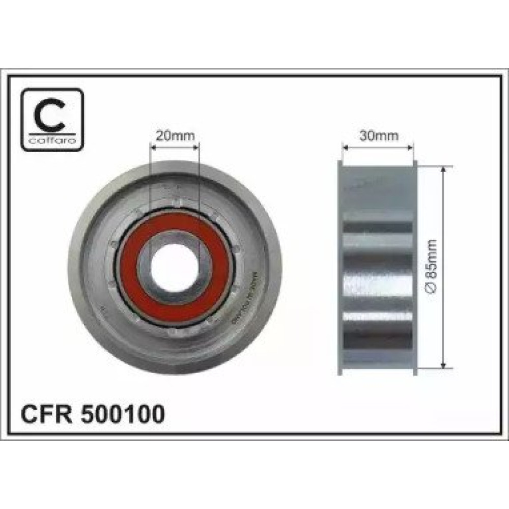Ролик у поликлинового CAFFARO 500100