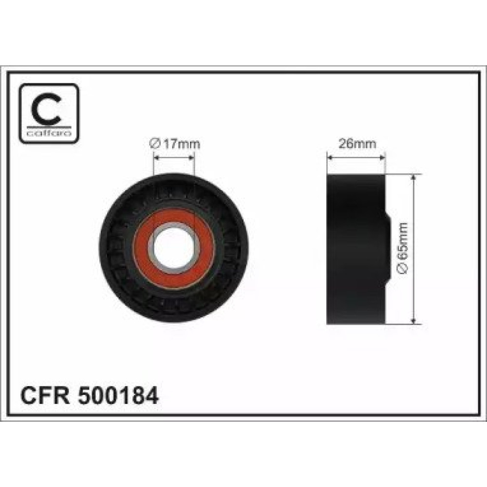 Ролик натяжной CAFFARO 500184