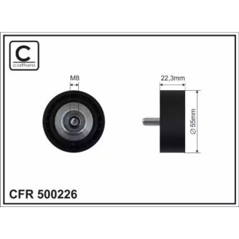 Ролик CAFFARO 500226