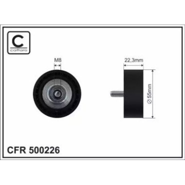 Ролик CAFFARO 500226