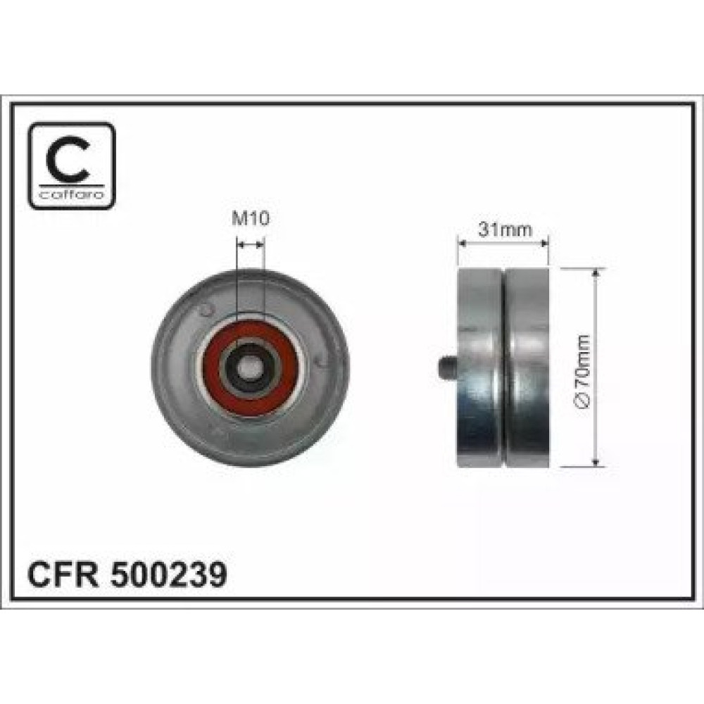 Ролик CAFFARO 500239