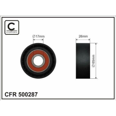 Ролик ка приводного CAFFARO 500287