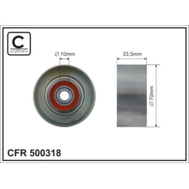 Ролик паска приводного CAFFARO 500318