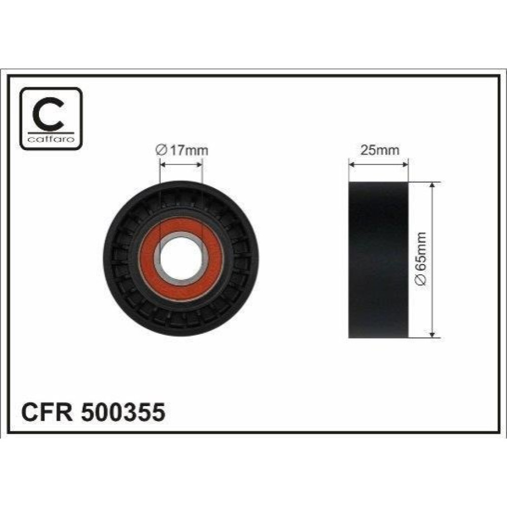 Ролик CAFFARO 500355