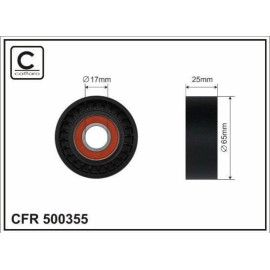 Ролик CAFFARO 500355