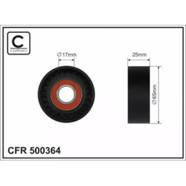 Ролик без натягувача CAFFARO 500364