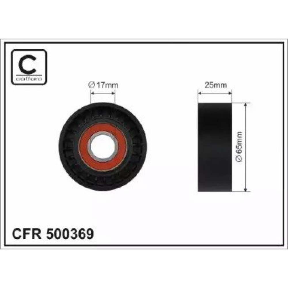 Ролик CAFFARO 500369