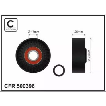 Ролик CAFFARO 500396