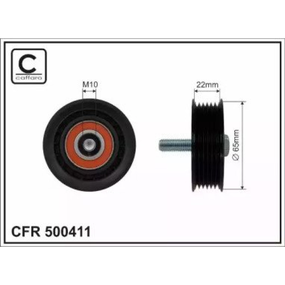 Ролик CAFFARO 500411