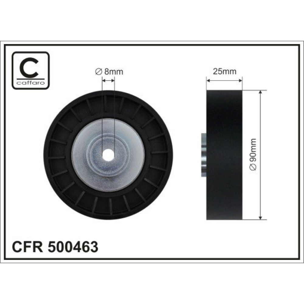 Ролик шкива CAFFARO 500463