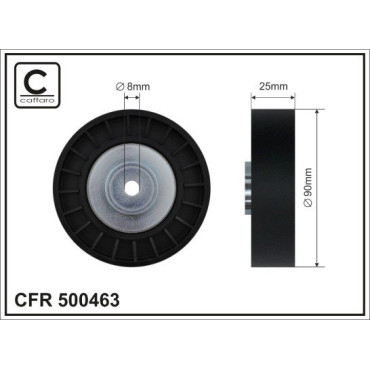 Ролик шкива CAFFARO 500463