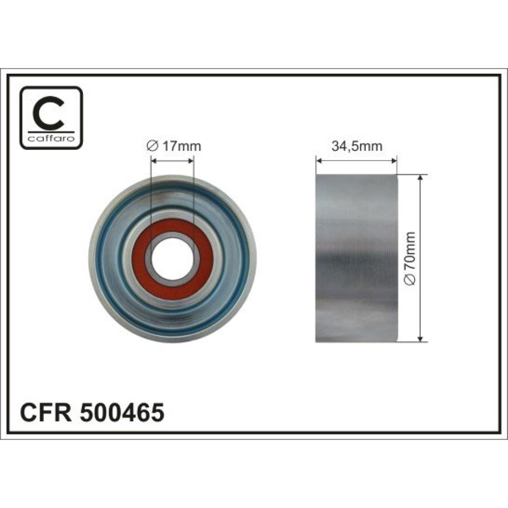 Ролик CAFFARO 500465
