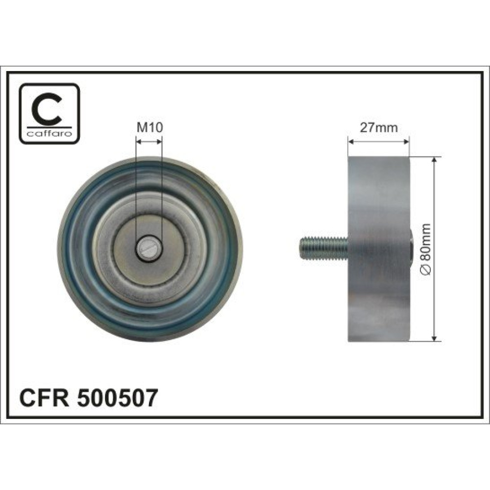 ролик CAFFARO 500507