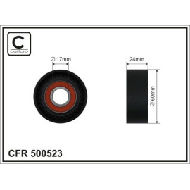 Ролик натяжного механізму CAFFARO 500523