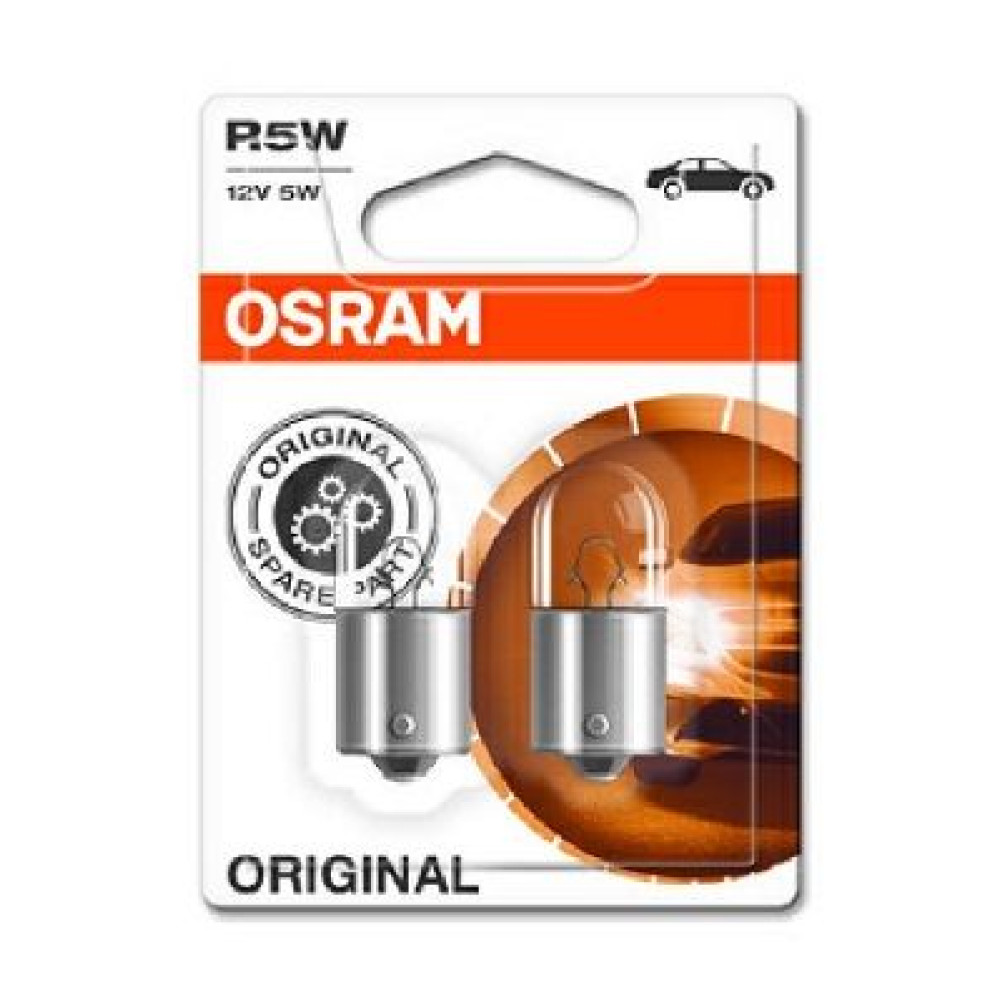 Лампа R5W 12V 5W BA15s BLI STANDARD OSRAM 500702b
