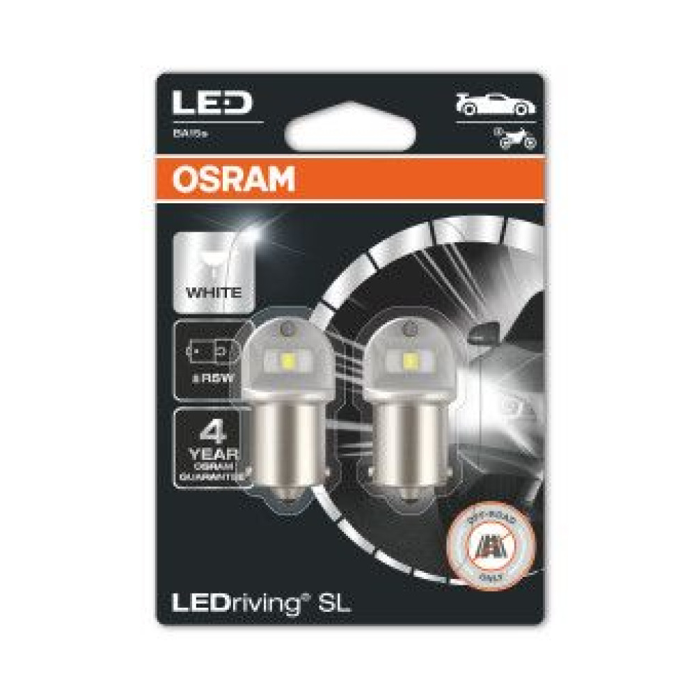 Автолампа вспомогательного света R5W 0,5W 12V BA15S OSRAM 5007dwp02b