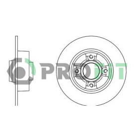Profit 50101369 Диск гальмівний Profit 50101369