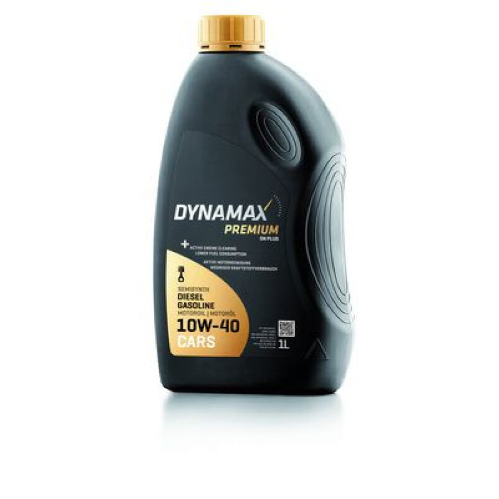 Масло моторное PREMIUM SN PLUS 10W40 1l DYNAMAX 502647