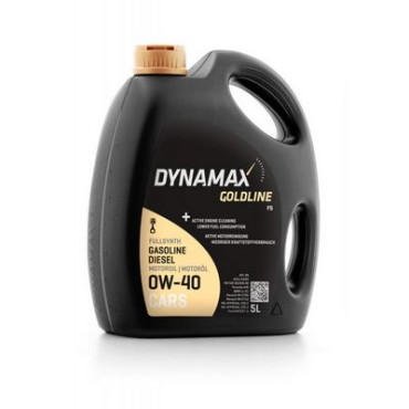 Масло 0W40 A3/B4 5L GOLDLINE FS DYNAMAX 502715