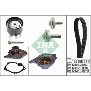 Комплект газораспределительного механизма INA 530019730
