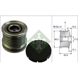 Шкив генератора INA 535016610