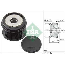 Муфта генератора INA 535019810