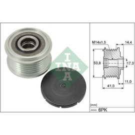Шкив генератора INA 535030410