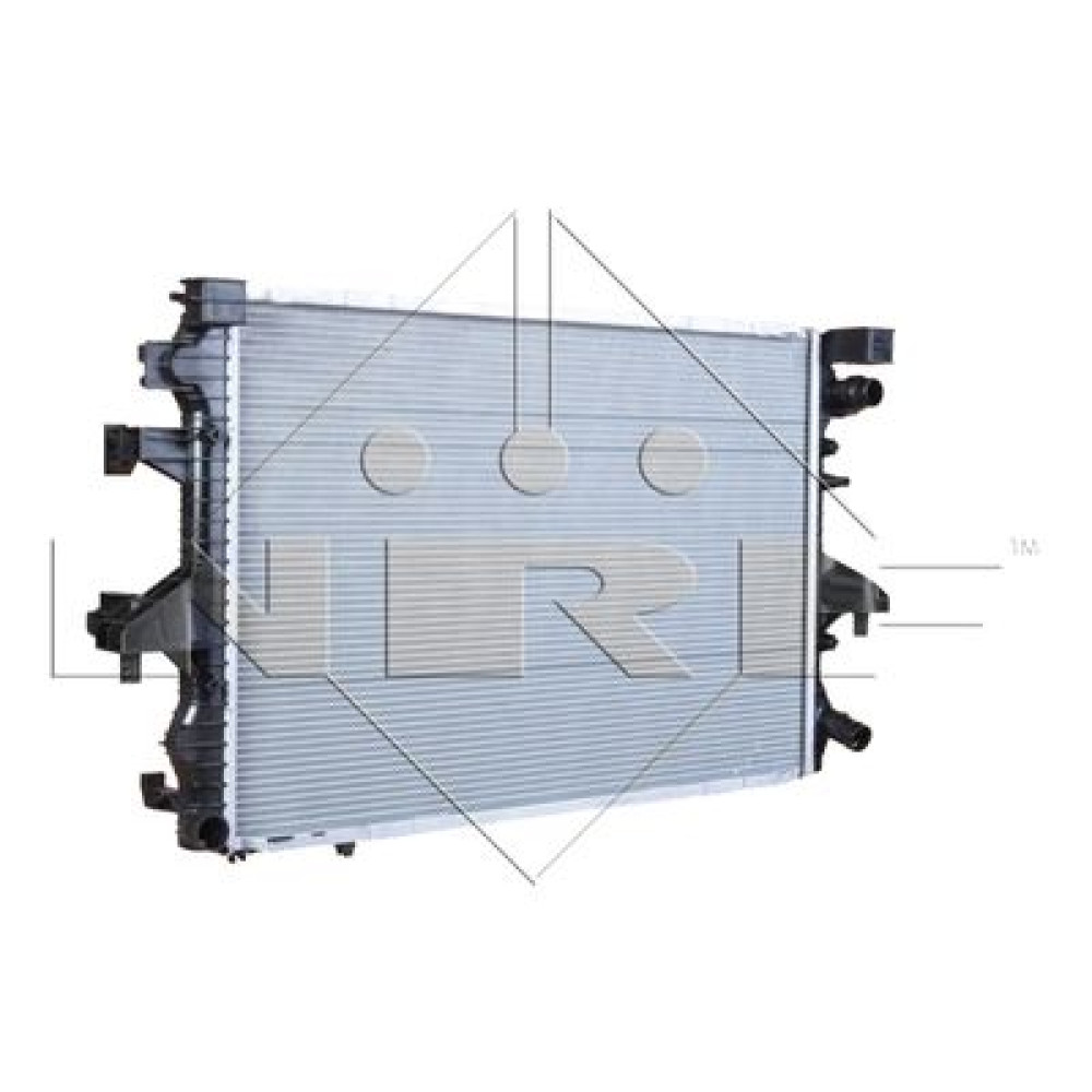 Радіатор охолодження двигуна NRF 53795