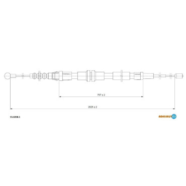 Тросик ADRIAUTO 5502081