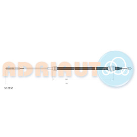 Трос ручного гальма ADRIAUTO 550258